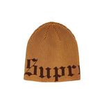 Бини Supreme Old English Printed Beanie 'Tan' 1