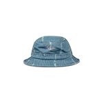 Кепки Supreme Logo Stripe Jacquard Denim Crusher 'Blue' 1