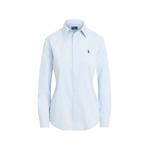 logo-embroidered button-down shirt 1