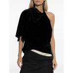 one-shoulder velvet top 3