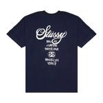 Футболки Stussy World Tour Tee 'Navy' 2