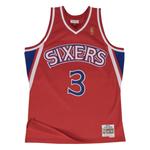 Топ 76ers 96 Allen Iverson Swingman Road из коллаборации с NBA 1