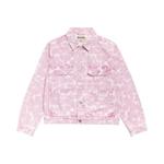 Джинсовые куртки Stussy Denim Trucker Jacket 'Pink Hawaiian' 1