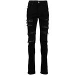 Thrasher crystal-embellished jeans 1