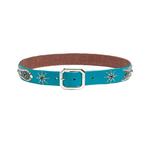 Ремни Gallery Dept. Painted Studded Belt «Бирюзовый» 2