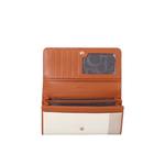 Interlace 2 Fold Wallet - Бежевый 4