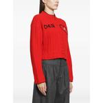 logo-embroidered heart-motif cardigan 2