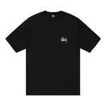 Футболки Stussy Basic Pigment Dyed Tee 'Black' 1