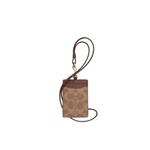 Шнурок для бейджа Coach Id Signature Canvas, коричневый Cz285 1