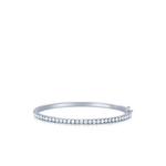 18K white gold diamond bracelet 1