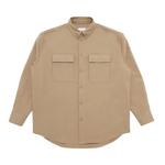 Овершерты Off-White Emblem Drill Military Overshirt «Beige/Beige» 1