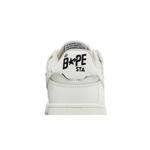 Кроссовки BAPE Wmns Sk8 Sta #3 L «White Silver» 7