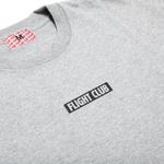 Футболки Flight Club Slant Logo Tee 'Heather Gray/Black' 3