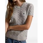 cable-knit chest-pocket T-shirt 4