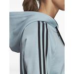 Худи Stadium 3-Stripes Ash Grey на молнии 2