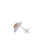 Серьги из белого золота с бриллиантами 2