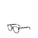 tortoiseshell-effect round-frame glasses 1
