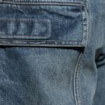 Rick Owens DRKSHDW Double Cargo Jeans 'Вымытый индиго' 2