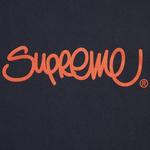 Футболки Supreme Handstyle Tee 'Navy' 3