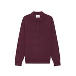 Emerson mouline-knit polo sweater 1