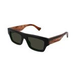 Солнцезащитные очки Gucci Square 'Black/Havana/Grey' 2
