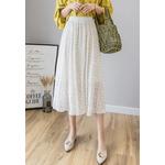 Плиссированная юбка из шифона с цветочным принтом 1