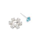 flower-shaped stud earrings 2