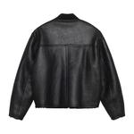 Бомберы Stussy Бомбер из овчины, двусторонний 'Черный' 4