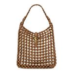 Сумки через плечо Saint Laurent Le 5 À 7 Beaded Bag 'Light Wood' 1