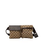 2000-2015 GG Canvas Double Pocket belt bag 1