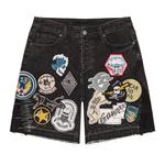 Шорты Godspeed Patchwork Denim Shorts V2 'Black' 1