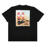 Футболки Off-White Arrow On Canvas Short-Sleeve Over Tee 'Black/Multicolor' 2