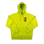 Худи Supreme S Logo Hooded Sweatshirt 'Acid Green' 1