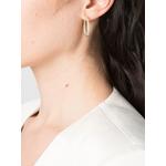 Серьги-кольца Luna из желтого золота с бриллиантами 2