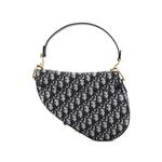 Saddle Handbag with Strap Oblique Canvas Medium shoulder bag 2