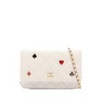 Стеганая сумка через плечо CC Quilted Caviar Coco Casino Wallet on Chain (2021-2026 годы) 1
