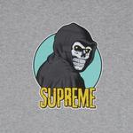 Футболки Supreme Reaper Tee 'Heather Grey' 2