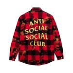 Фланелевые рубашки Anti Social Social Club Chromey Flannel 'Красная' 2