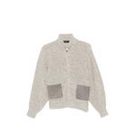 zip-up patch-pocket cardigan 1