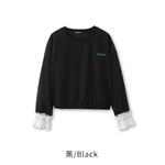 Свитшот свободного кроя с цветными блоками [AB19955] 6