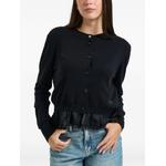lace-trim ruffled cardigan 1