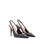 calfskin leather slingback VLogoThe Bold Edition pumps 100mm 2