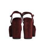 velvet square-toe heeled pumps 3