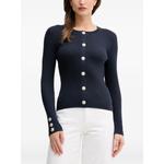 ribbed-knit cardigan 1