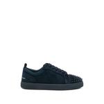 spike-embellished suede sneakers 1