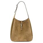 Сумки через плечо Saint Laurent Large Le 5 à 7 Suede Shoulder Bag «Новый ячмень» 1