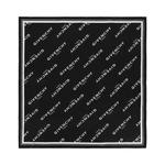 Шарфы Givenchy Shadow Square Scarf In Silk 'Black' 1