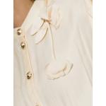 lace-trim pleated dress 5