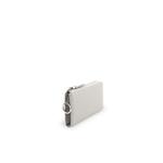 Roxie Кожаный кошелек для ключей - Светло-серый 6