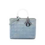Большая сумка-сэтчел Cannage Acrylic Handles Lady Dior (1999 год) 1